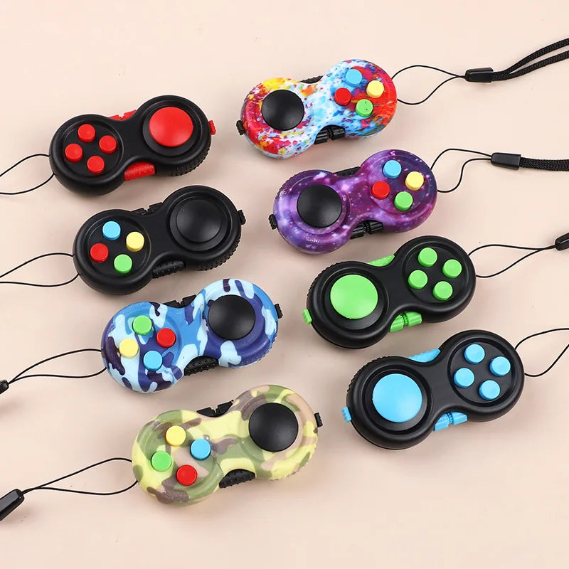 Fidget Pad Game Controller Toy for Kids & Adults – 1 or 8pc Fidget Toy Babs