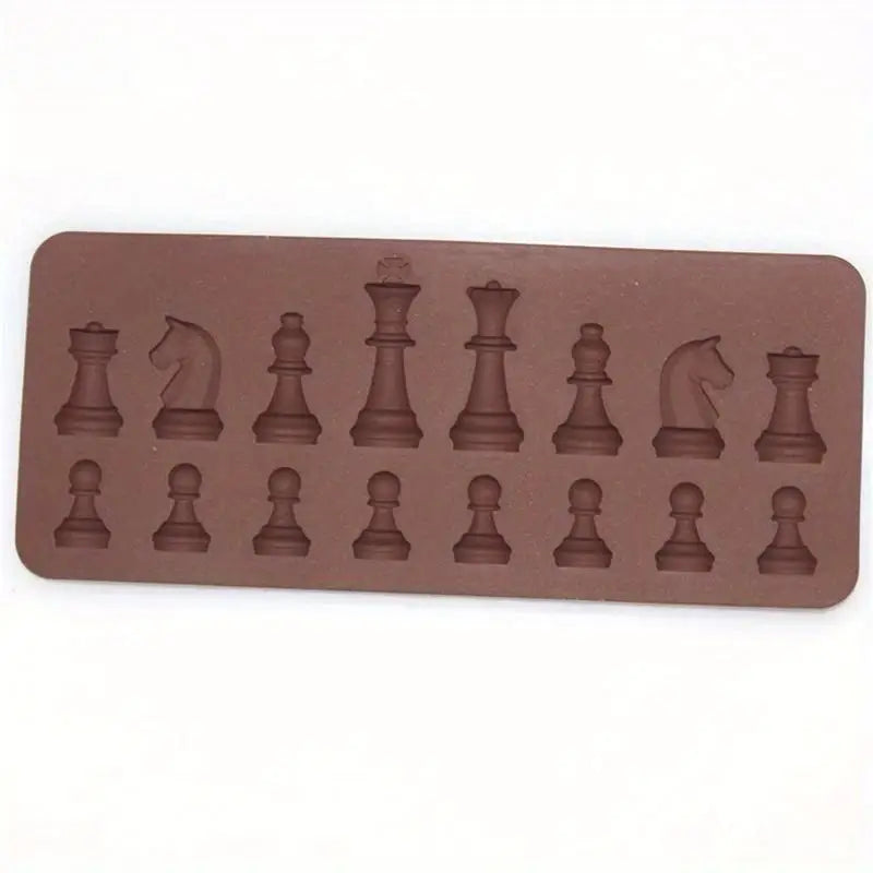 Chess Silicone Chocolate Mold – Ice Cube & Candy Tray Silicone Baking Mold Babs 1pc