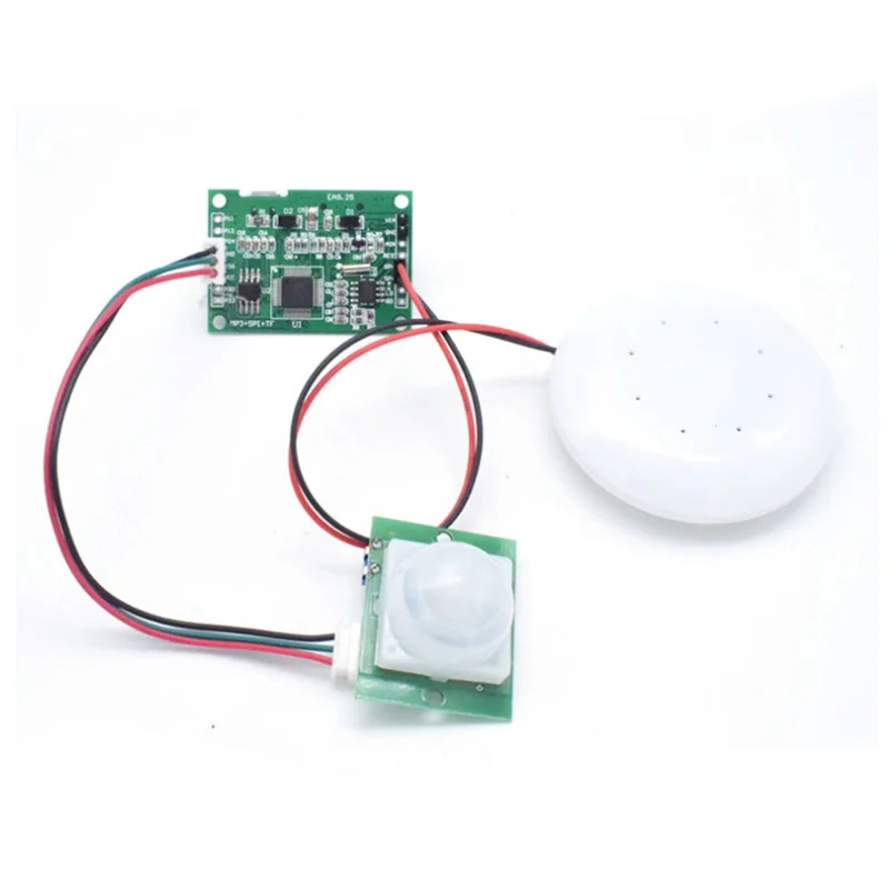 DIY MP3 Player Kit with PIR Infrared Sensor & USB Download DIY Electronics Kit Babs
