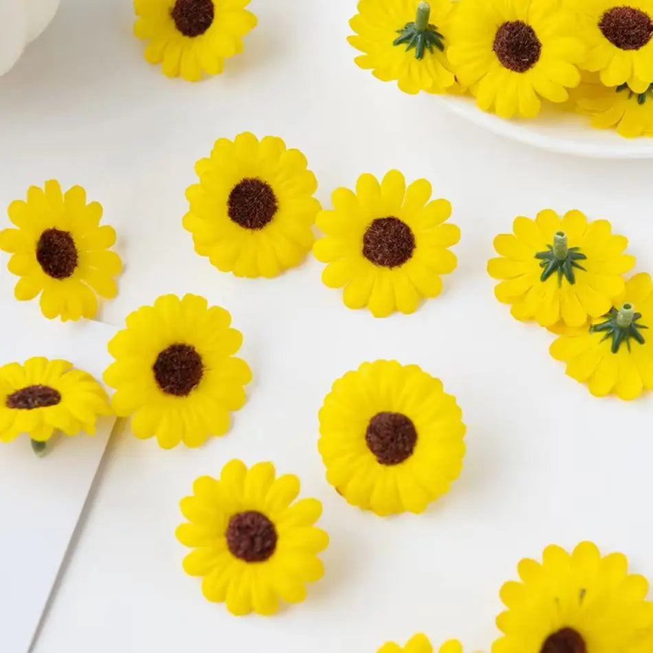 Artificial Silk Sunflowers for Wedding, Party & Home Décor Artificial Flowers Babs
