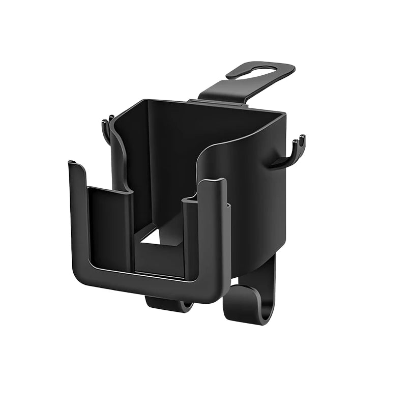 Car Seat Headrest Hook Organizer – Phone & Cup Holder Car Seat Organizer Babs Black
