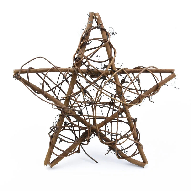 Rattan Star Wreath Frame – DIY Floral Door & Wall Décor Star Wreath Frame Babs 20cm 1 pc