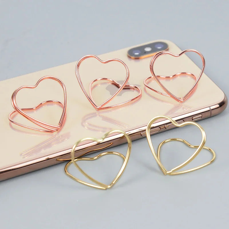 Metal Heart Place Card Holders – Wedding & Party Décor (10/20pk) Place Card Holders Babs