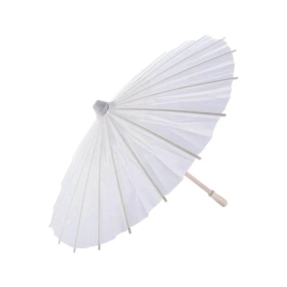 Handmade Paper Umbrella – Baby Shower & Photography Prop Paper Umbrella Prop Babs 30CM-white