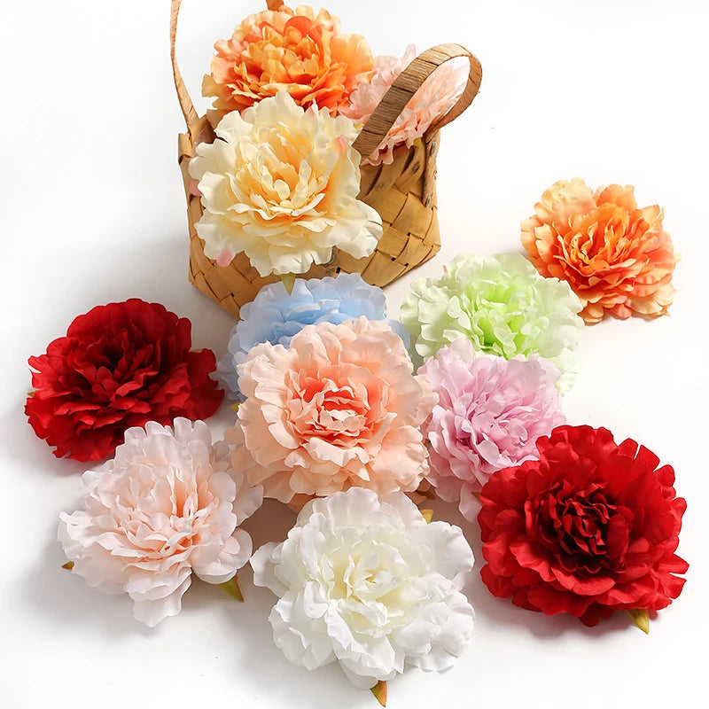 Artificial Silk Daisy Flower Heads 2/5 Pcs – Home & Party Decor Artificial Flower Heads Babs
