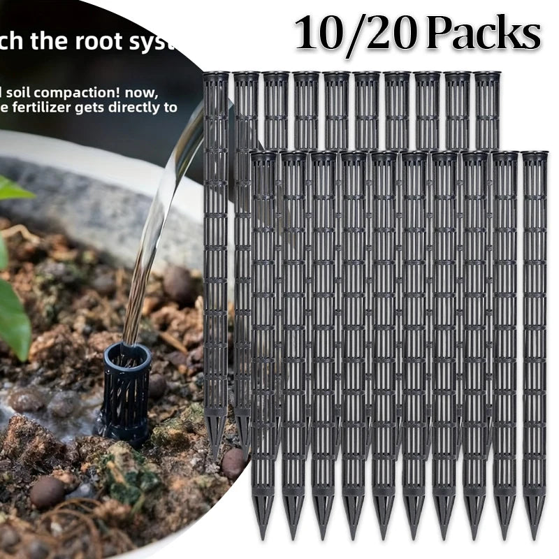 Plant Aeration Tubes for Pots – 10/20Pcs Soil Oxygenation Plant Aeration Tubes Babs