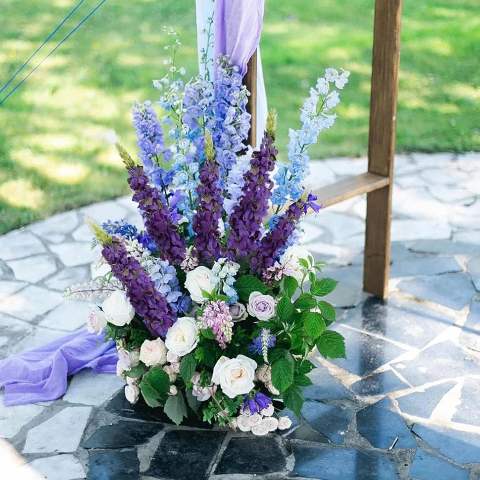 Artificial Silk Hyacinth Flower String – Wedding & Home Decor Artificial Flower Decor Babs