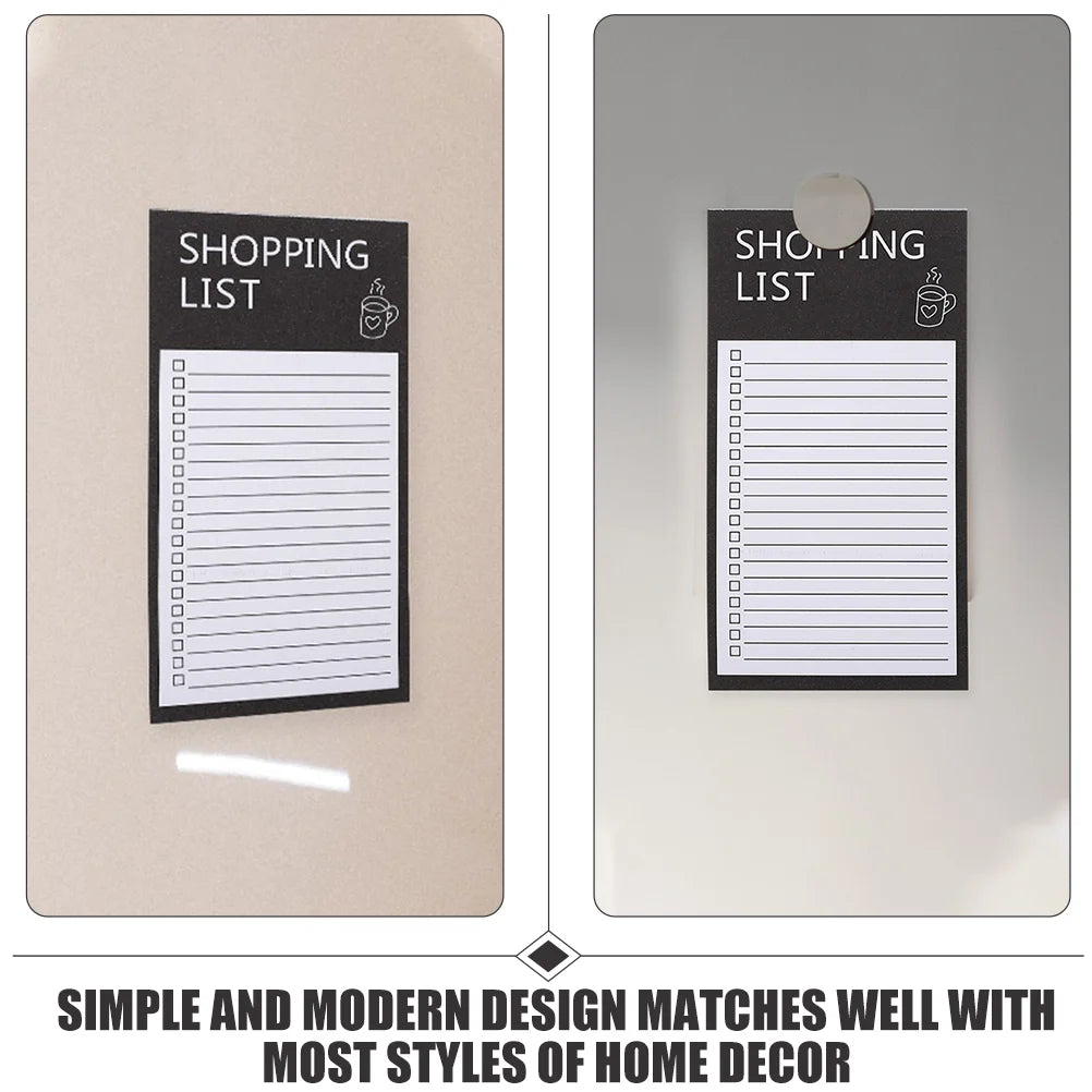 6PCS Magnetic Notepads – Grocery List & Fridge Memo Pads Magnetic Notepad Set Babs