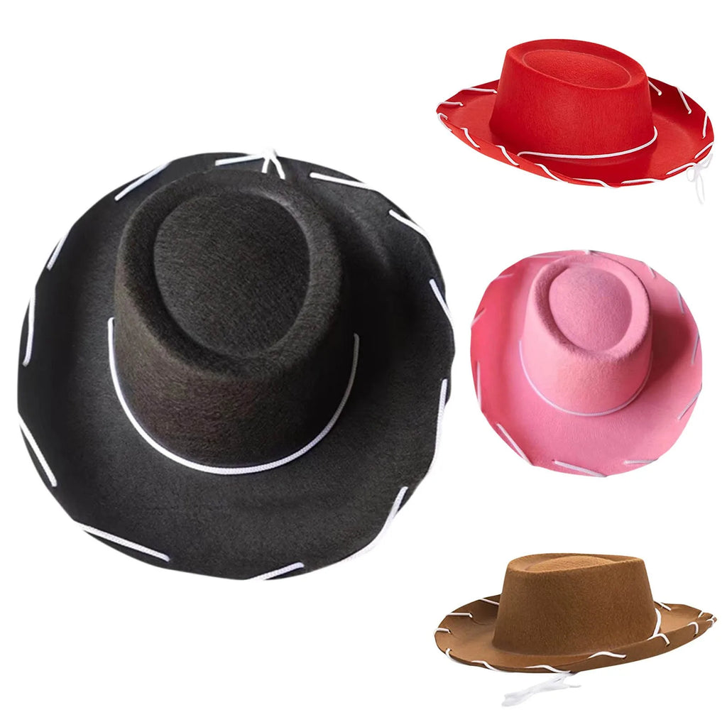 Kids Western Cowboy Hat – Adjustable Chin Strap, Boys & Girls Kids Costume Hat Babs