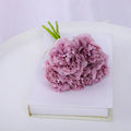 Silk Peony Artificial Flowers – Wedding & Home Décor Bouquet Artificial Flower Bouquet Babs Purple