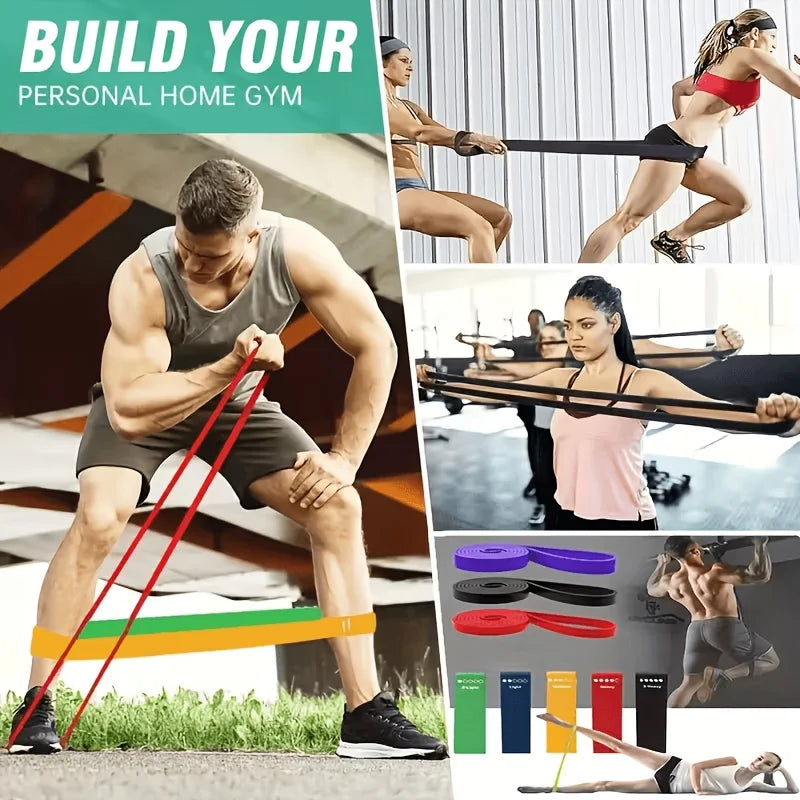 5-Piece Yoga Resistance Bands Set for Strength & Body Shaping Resistance Band Set Babs