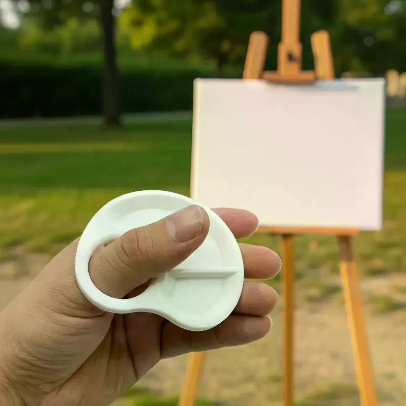 3D Printed Thumb Palette – PLA Paint Palette for Artists Thumb Paint Palette Babs
