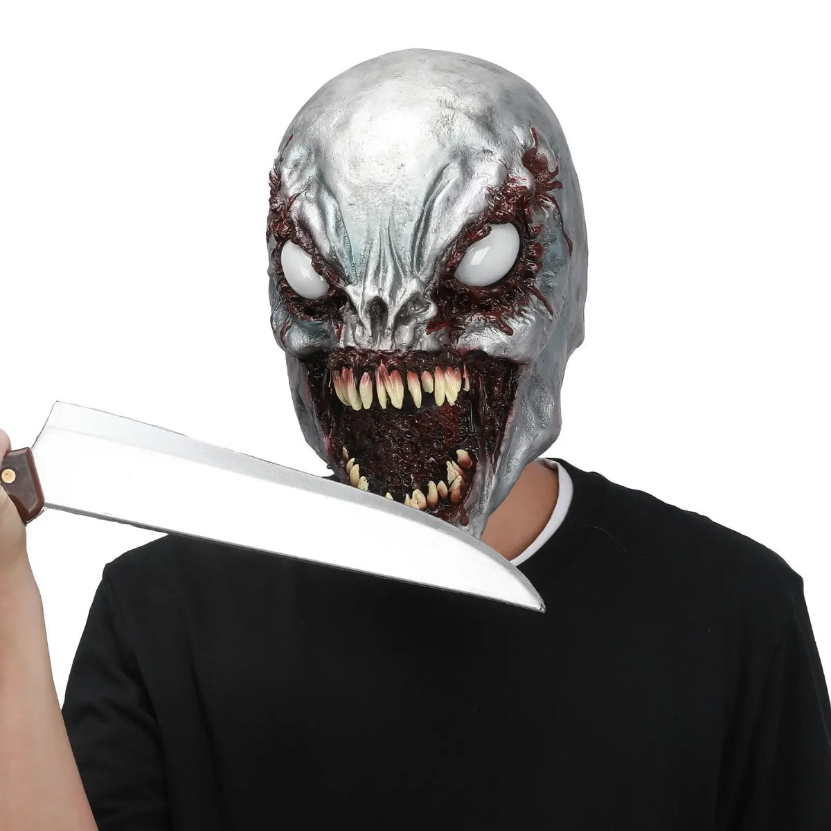 Venom LED Cosplay Mask & Gloves – Halloween Costume Set Cosplay Mask Set Babs