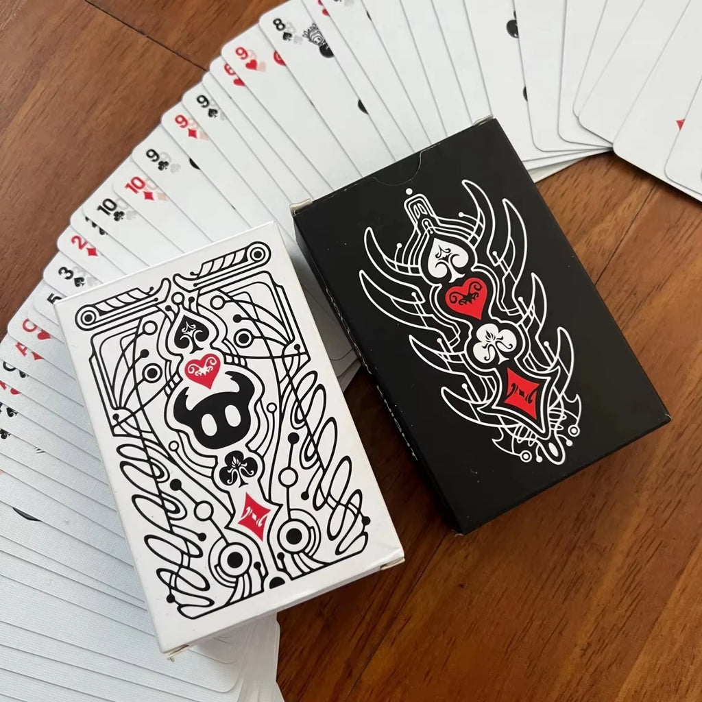 Hollow Knight Playing Cards – Black & White Poker Deck Gift Collectible Card Game Babs