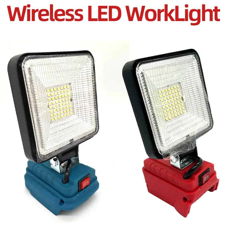 Cordless LED Work Floodlight 30W 3000LM | Dual USB Ports LED Work Floodlight Babs