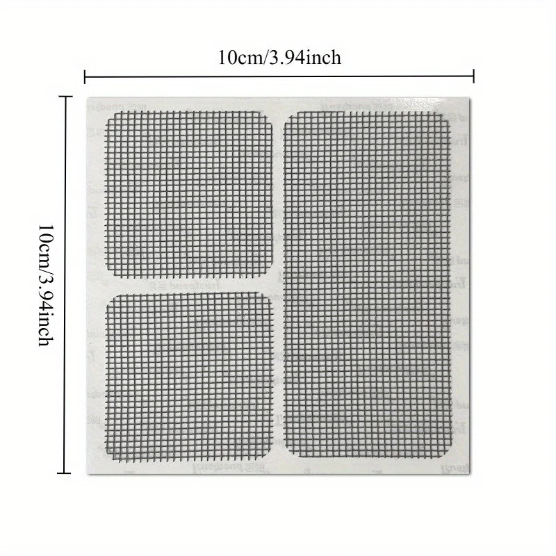 10-Pack Self-Adhesive Window Screen Repair Patch Kit Screen Repair Patch Babs