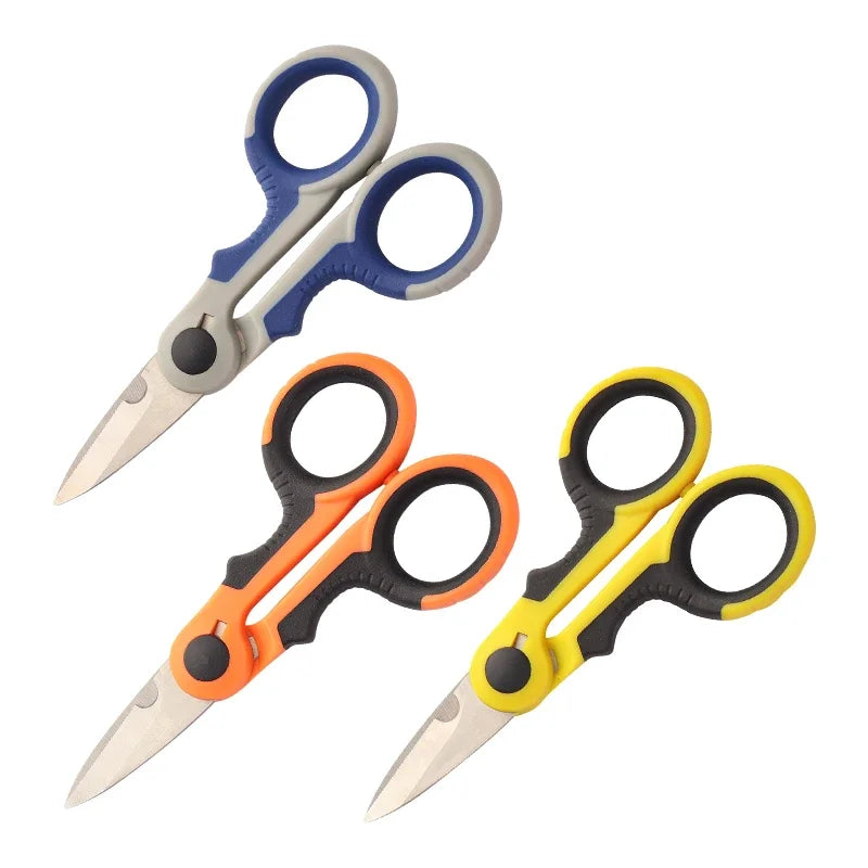 Stainless Steel Serrated Scissors – Fishing Line & Wire Cutter Multifunctional Scissors Babs