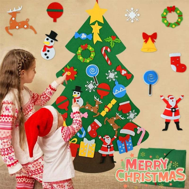 DIY Felt Christmas Tree Ornament Kit – Kids Holiday Craft Holiday Craft Kit Babs