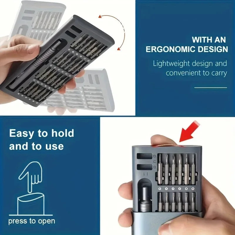 25-in-1 Mini Magnetic Screwdriver Set – Electronics Repair Kit Mini Screwdriver Set Babs