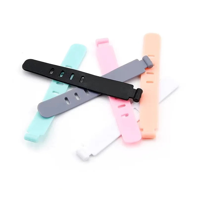 10-Pack Silicone Cable Organizer Ties | Cord Management Straps Cable Organizer Ties Babs