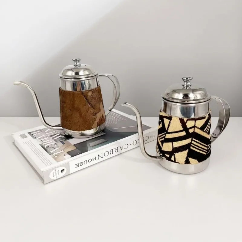 Gooseneck Kettle Stainless Steel 1L | Luxury Pour-Over Coffee & Tea Gooseneck Tea Kettle Babs