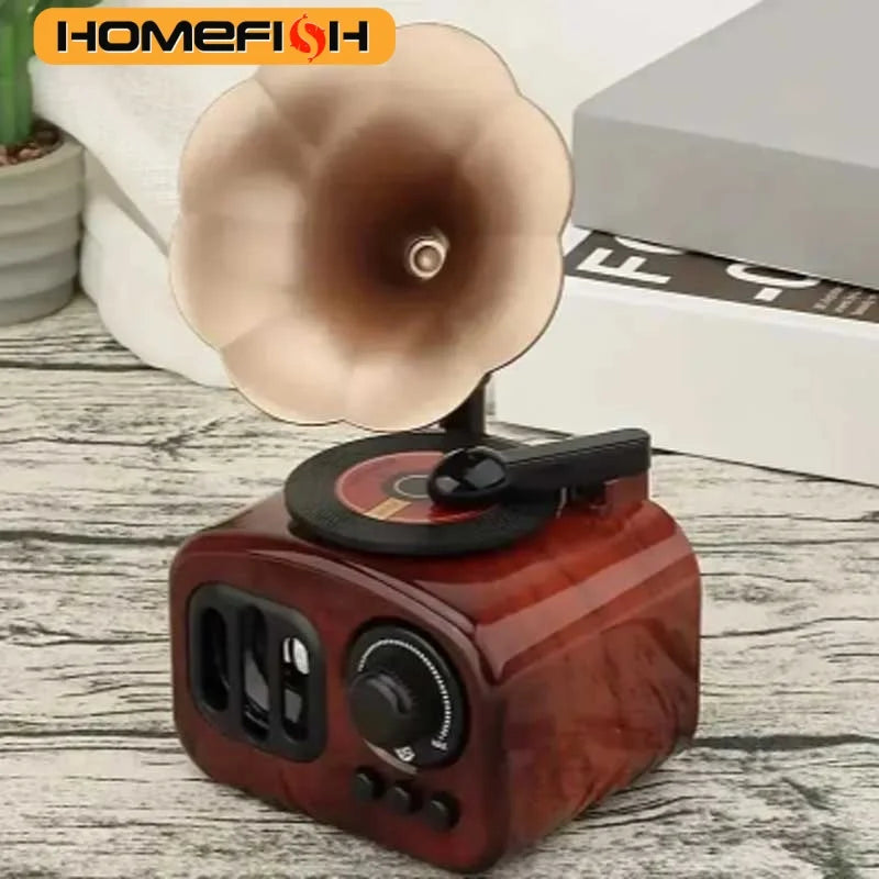 Vintage Gramophone Music Box – Home Decor & Holiday Gift Decorative Music Box Babs