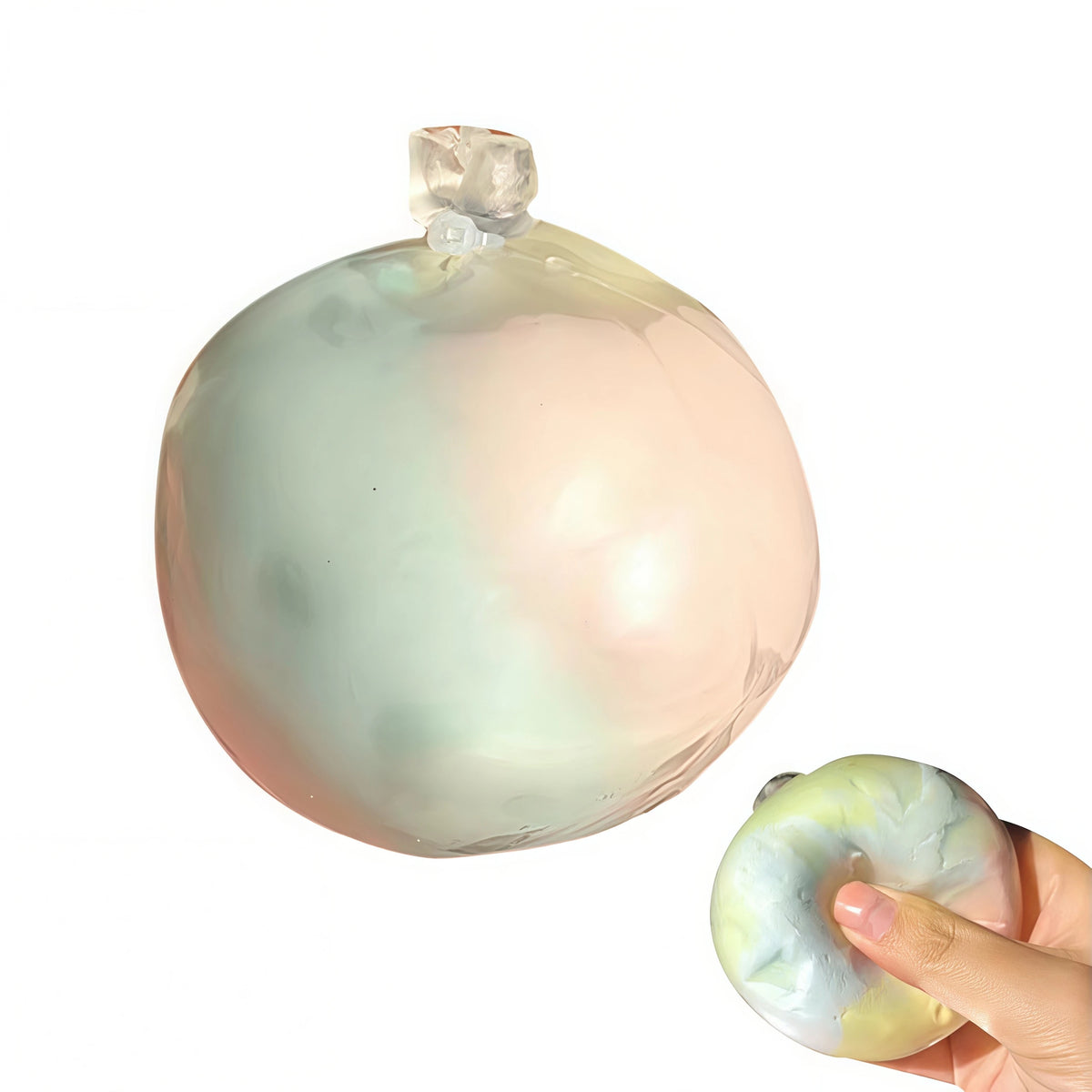 Mint Crispy Ball Sensory Fidget Squeeze Toy & Party Favor Sensory Fidget Toy Babs 1pcs 1