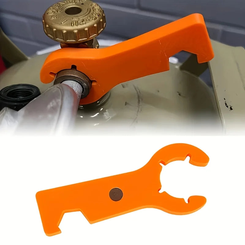 Plastic Gas Bottle Wrench – Portable Camping Cylinder Tool Gas Cylinder Wrench Babs