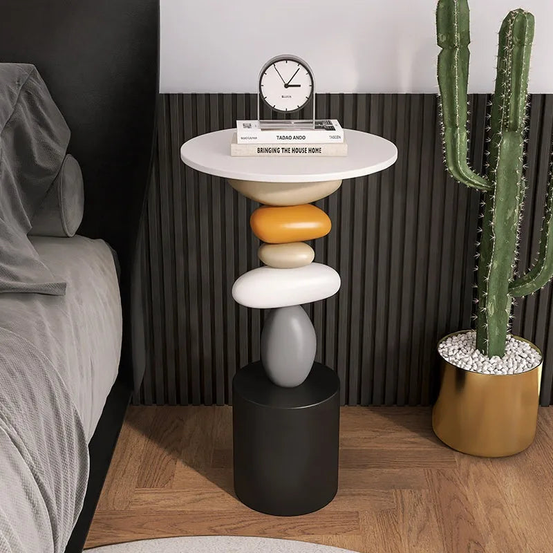 Modern Round Side Table | Minimalist Living Room & Bedroom Modern Side Table Babs
