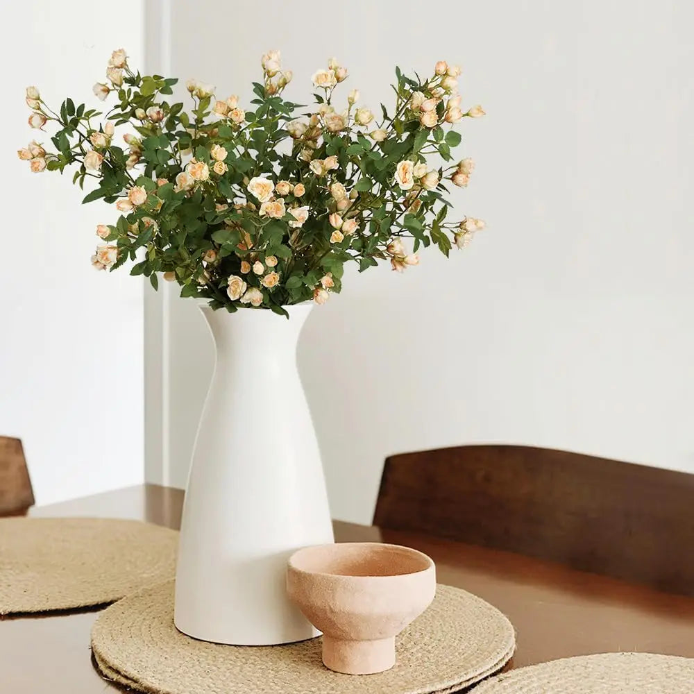 Artificial Silk Camellia Daisy Flower Branch – Wedding & Home Artificial Flower Branch Babs