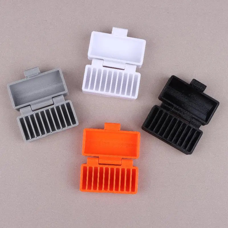 10-Slot CR2032 CR2025 Coin Cell Battery Storage Case Battery Storage Case Babs