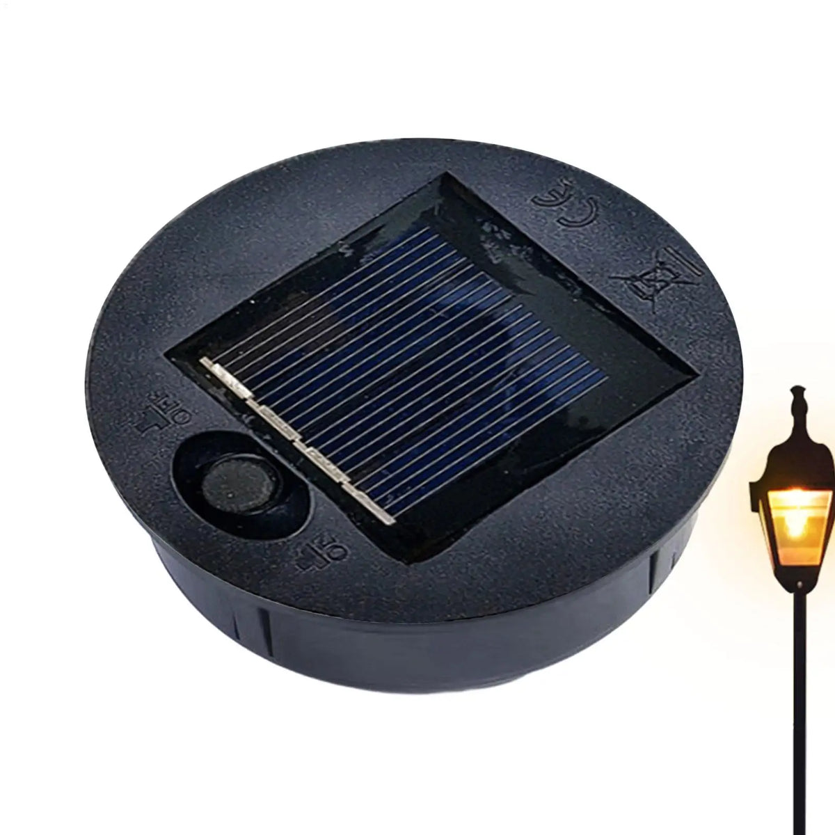 Solar Lantern Replacement Top 7CM & 10CM – LED Solar Lid Solar Lantern Lid Babs