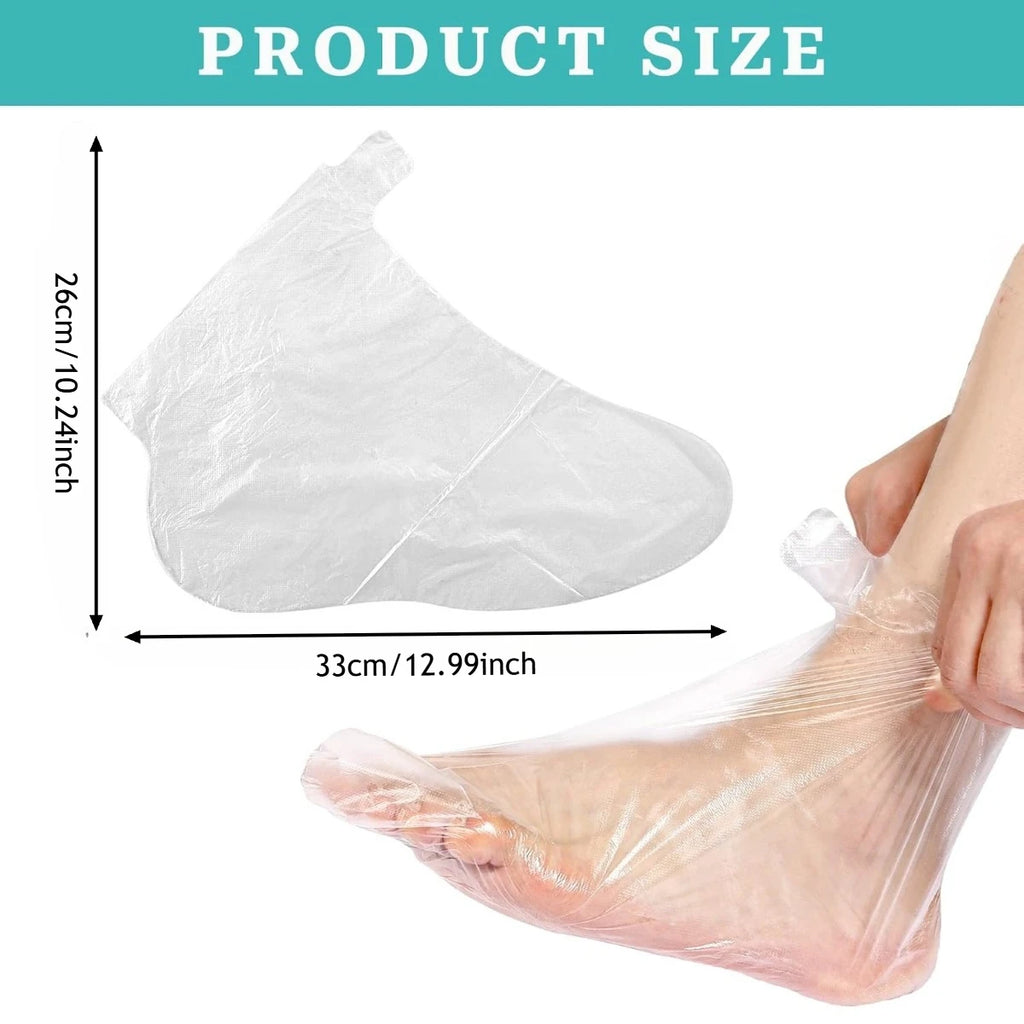 Disposable Foot Mask Covers – Moisturizing Spa Sleeves Foot Mask Covers Babs