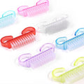 10Pcs Multicolor Nail Brush Set – Manicure & Hand Scrub Tool Nail Manicure Brush Set Babs random color 4PCS