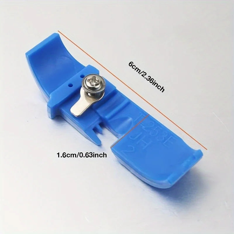 2pcs Overlock Sewing Machine Presser Feet – Blue Base Plate Sewing Machine Presser Feet Babs