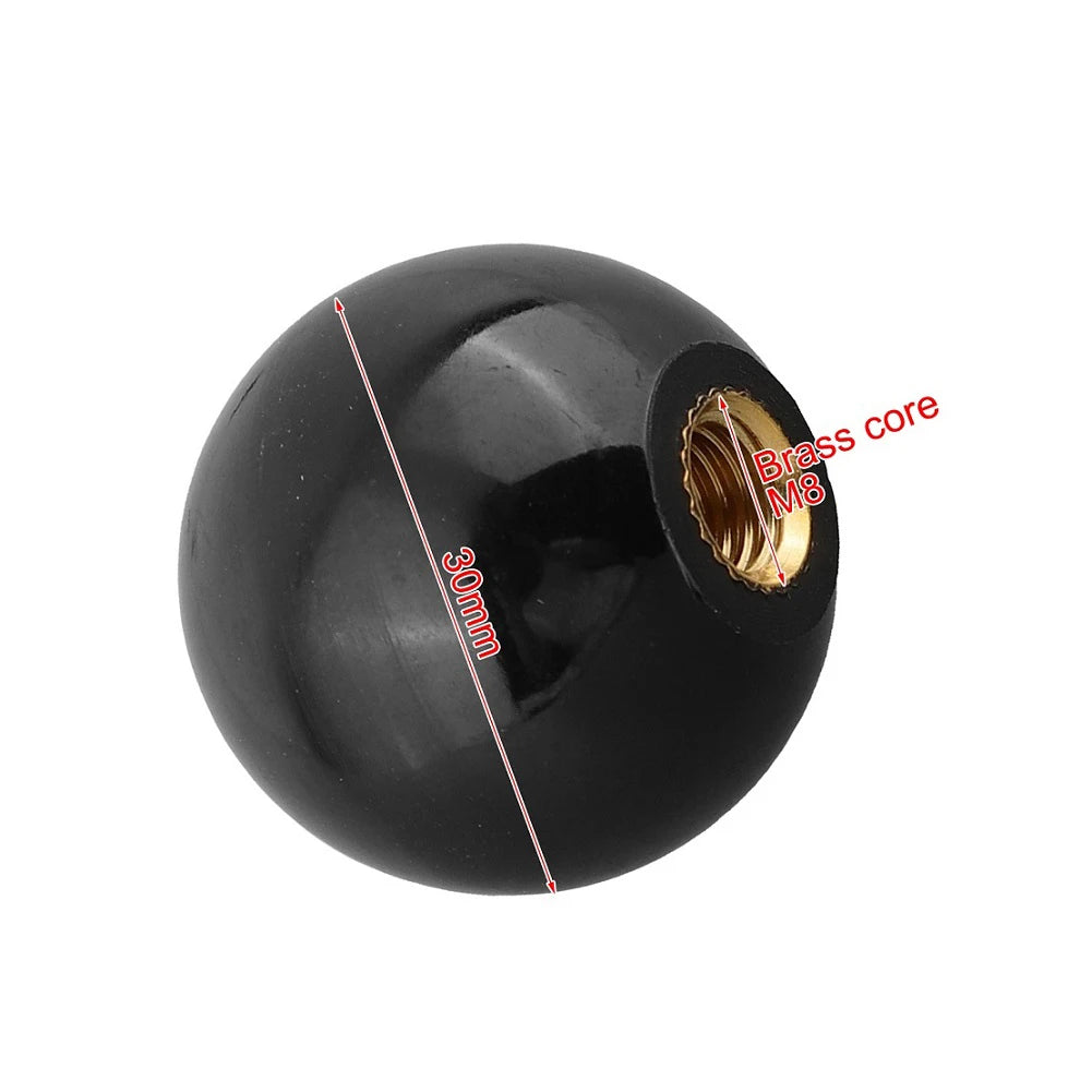 5pcs Bakelite Ball Lever Knobs M5–M12 Machine Tool Handles Machine Tool Knobs Babs