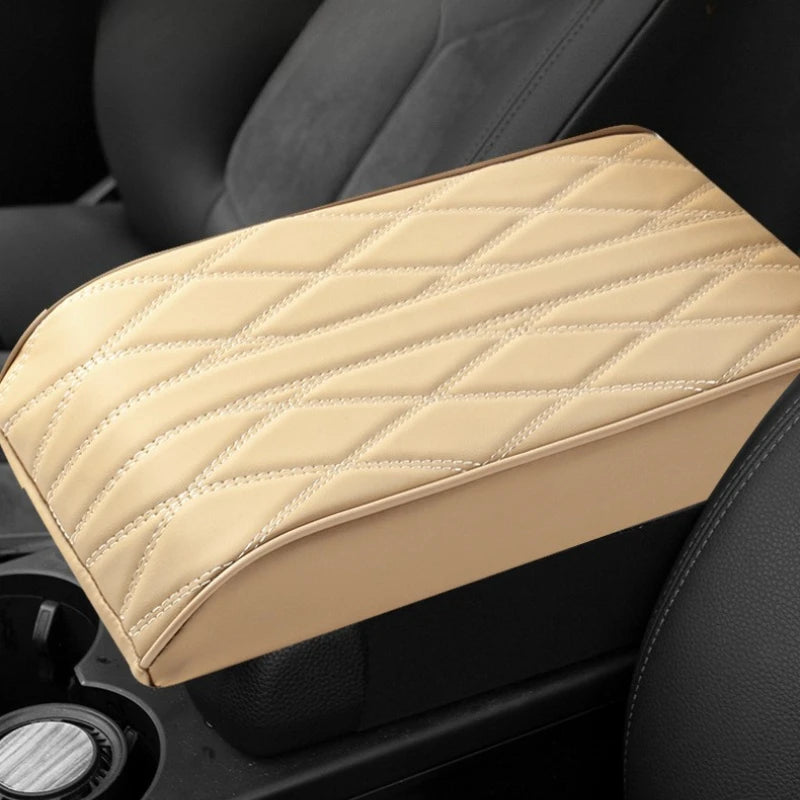 PU Leather Car Armrest Cushion – Memory Foam Console Pad Car Armrest Pad Babs