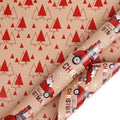 Kraft Vintage Christmas Wrapping Paper Roll – Holiday Gift Wrap Christmas Wrapping Paper Babs B 3-Meter