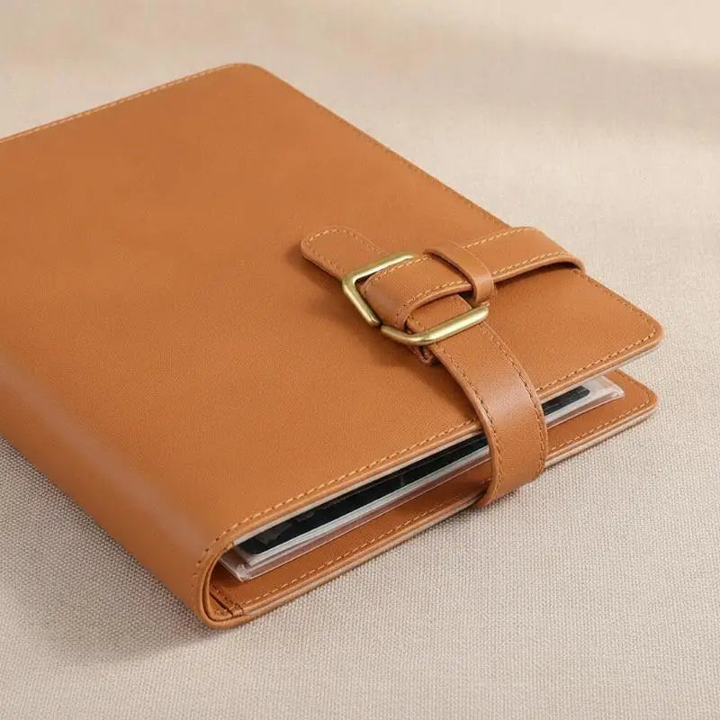 PU Leather Document Organizer | Clear Pockets, A4, Travel Document Organizer Babs