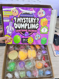 Dumpling Squishy Advent Calendar – 24-Day Fidget Blind Box Squishy Fidget Advent Calendar Babs A as shown