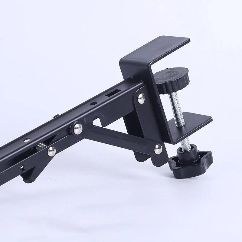 No-Drill Foldable Desktop Extension Bracket – Keyboard Shelf Pair Desk Extension Bracket Babs