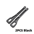 2-Pack Car Seat Gap Filler & Organizer – Universal Rubber Fit Car Seat Gap Filler Babs 2PCS Black