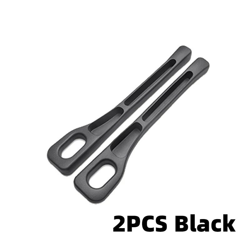 2-Pack Car Seat Gap Filler & Organizer – Universal Rubber Fit Car Seat Gap Filler Babs 2PCS Black