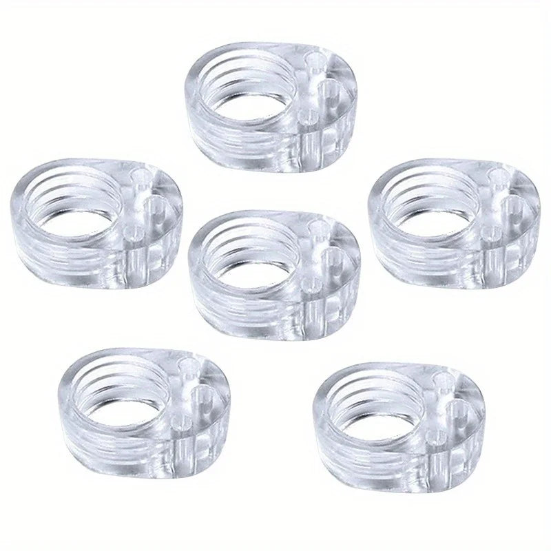 6-Pack Clear Door Knob Wall Protector Anti-Collision Pads Door Wall Protector Babs 6pcs