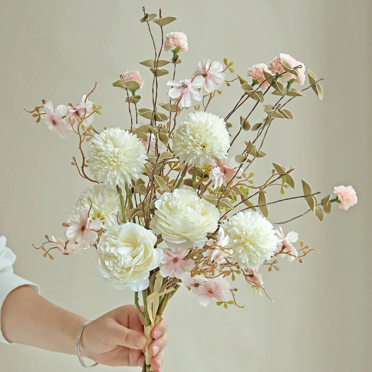 Silk Rose Artificial Flower for Wedding & Home Décor Artificial Silk Flower Babs