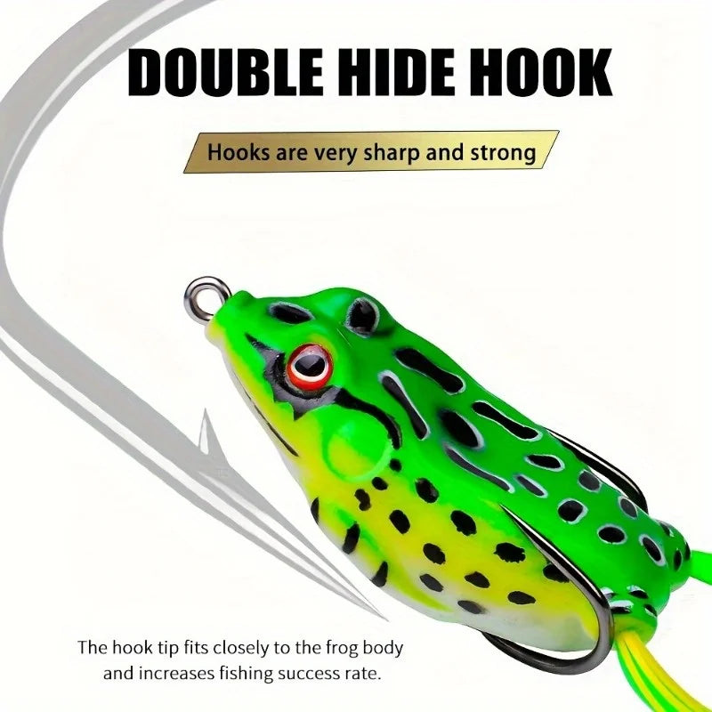 Bionic Frog Fishing Lure – Realistic Soft Bait Artificial Frog Soft Fishing Lure Babs