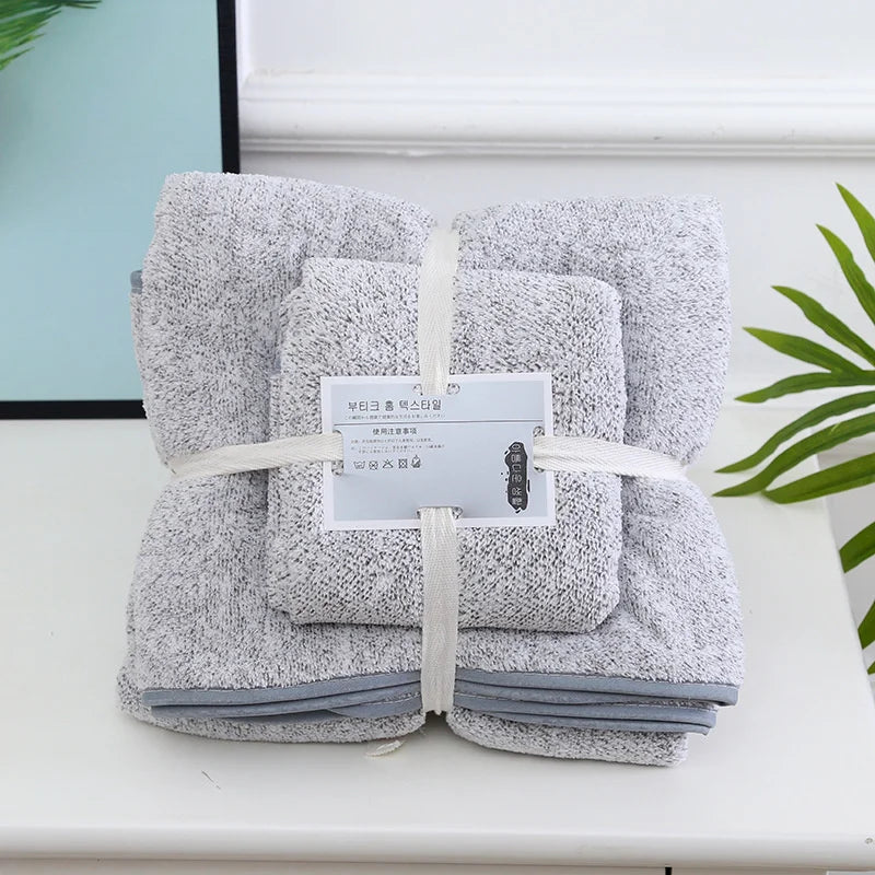 Bamboo Charcoal Coral Velvet Bath Towel – Soft & Quick-Dry Bath Towel Babs