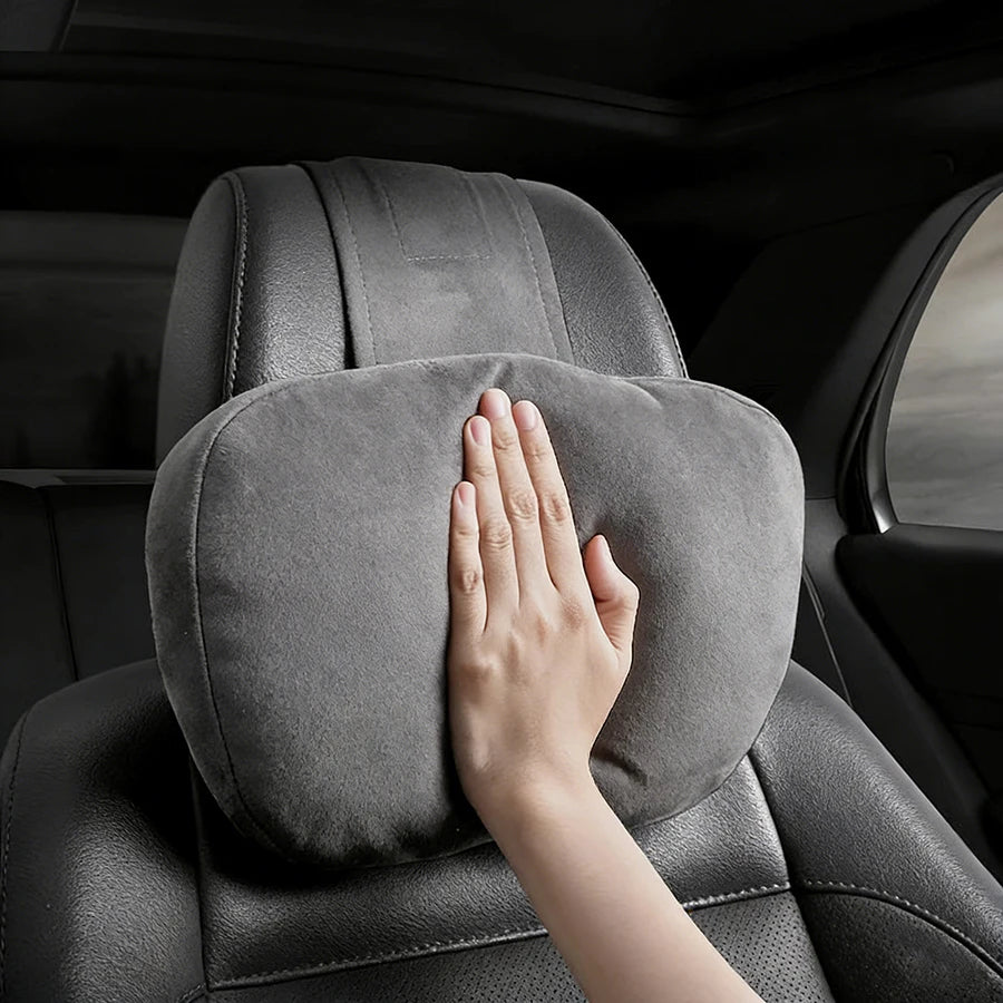 Car Headrest Neck Support Pillow – Soft Adjustable Cushion Car Neck Pillow Babs
