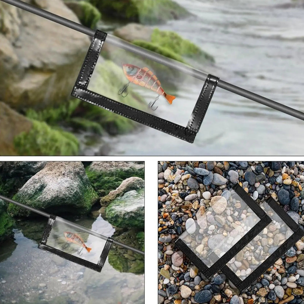 Clear PVC Fishing Lure Covers – Hook & Bait Protection Wraps Fishing Lure Cover Babs