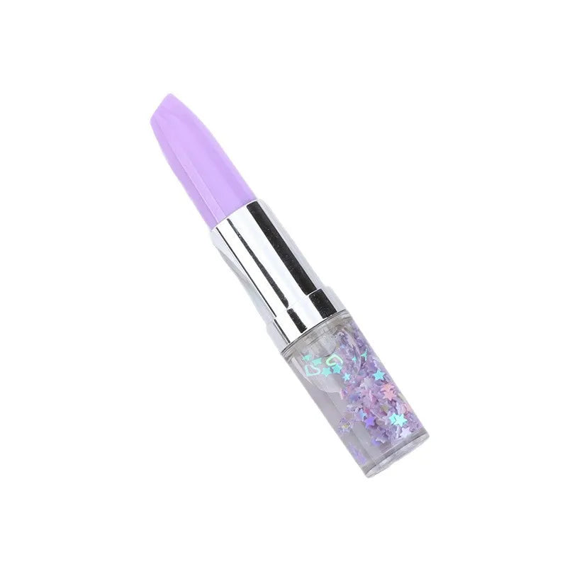 Lipstick Shape Quicksand Gel Pen – Fun Student Gift & Stationery Novelty Gel Pen Babs